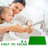 Ink Pad, 5x4'' Washable Non-Toxic Ink Stamp Pad for Baby Footprint Handprint, Green...