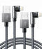 90 Degree iPhone Charging Cable 10ft iPhone Charger 2 Pack USB to Lightning Cable Extra Long Apple Charging Cord Compatible for iPhone 14/13/12/11...