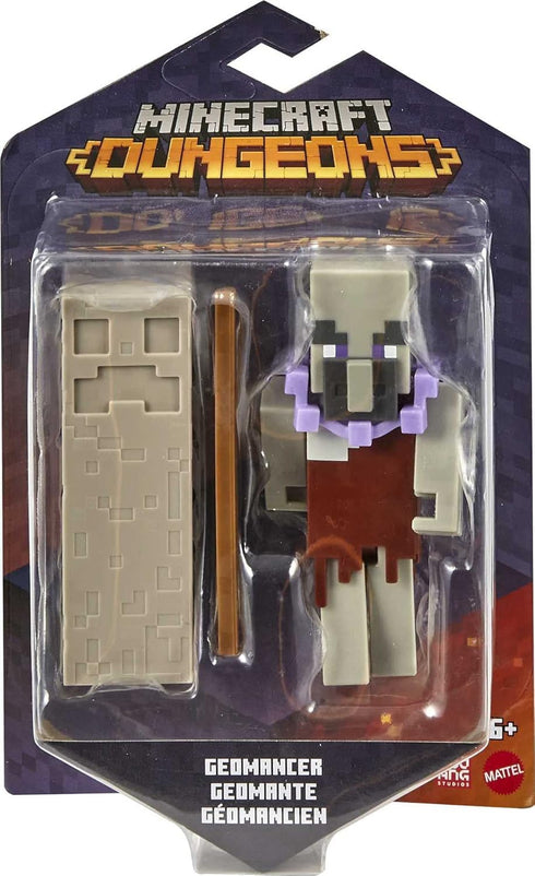 Mattel Minecraft Dungeons 3.25-in Collectible Battle Figure and Accessories, Based on Video Game, Imaginative Story Play Gift for Boys and Girls A...