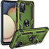 Military Grade Drop Tested Phone Case with Ring Holder Kickstand for Samsung Galaxy A03S, Olive Green...
