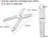 VANTRONIK Fuse Puller Tool for Large and Medium Cylindrical Fuse Cartridge Fuse and Bulb, Insulated Non-slip Grip Handle, 7.2 Inch Long...