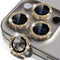 Compatible for iPhone 15 Pro/iPhone 15 Pro Max Camera Lens Protector Bling, 9H Tempered Glass Camera Cover Screen Protector Metal Individual Ring ...