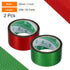 uxcell Washi Prism Tape Set 2 Inch x 55 Yards Holographic Metalized Reflective Tape for Holiday Packaging and Decoration, DIY and Art craft (2 Rol...