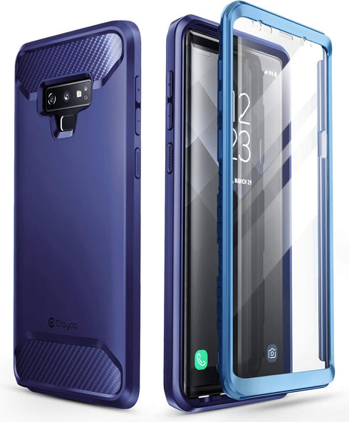 Clayco Compatible with Case for Samsung Galaxy Note 9 (2018 Release) 5G 360 Degree Mobile Phone Case Rugged Protective Bumper Case Full Cover with...