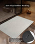 Diatomaceous Earth Bath Mat 24"x16" - Quick Dry, Anti-Slip, Eco-Friendly, Easy Clean, Modern Design with Bonus Non-Slip Pad - Perfect for Home Saf...
