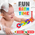 Toddler Bath Toys Suction Toy: Textured Sensory Suction Bath Toys, Kids Sensory Fidget Toys for Windows Building Toys, No Hole Baby Bath Toys, Str...