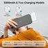Mini Portable Charger 5000mAh, Magnetic Small Power Bank for Apple Watch, Fast Charging Battery Pack with Built in Foldable USB Connectors for iPh...