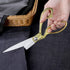 SUNLAND Professional Stainless Steel Heavy Duty Tailor Scissors (11 inch, Gold)...