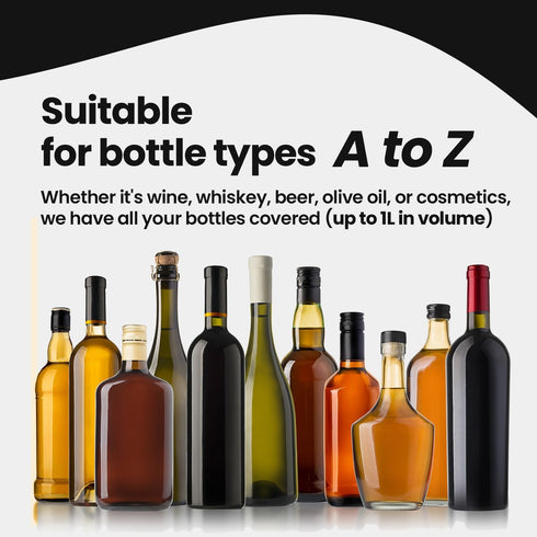 Bottle Korea | Triple-Layer Reusable Wine Travel Protector Sleeves for Glass Bottles | Impact & Leak Resistant | Bag Luggage | Airplane Cruise Car...