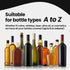 Bottle Korea | Triple-Layer Reusable Wine Travel Protector Sleeves for Glass Bottles | Impact & Leak Resistant | Bag Luggage | Airplane Cruise Car...