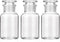3 Packs 125ml Lab Glass Reagent Bottle,Wide Mouth Clear Glass Storage Bottle with Ground Stopper?Decorative Bottles/Vase (Clear)…...
