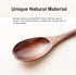 6 Pieces Wooden Spoons for Eating, Muulaii Wood Soup Spoons Long Handle Spoon with Japanese Style Kitchen Utensil for Korean Food Cooking Mixing S...