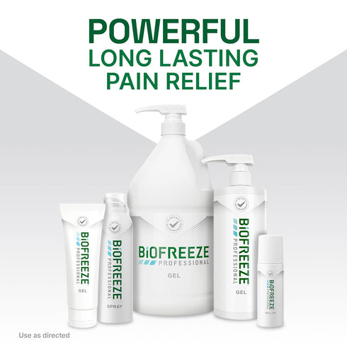 Biofreeze Professional Pain Relief Roll On, Travel Size Arthritis Pain Reliever, FSA/HSA Eligible, Fast Acting & Long Lasting Formula, Cooling Bio...