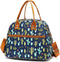 FlowFly Insulated Lunch Bag With Shoulder Strap for Women, Men, and Kids, Large and Reusable, Handle, Freezable Work and School Travel Tote and Me...