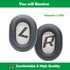 Professional Replacement Earpads Cushions Compatible with Plantronics BackBeat Pro 2/Voyager 8200 UC Wireless Headphone Headset Ear Pads with Soft...
