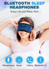 TOPOINT Sleep Headphones, Sleeping Headphones Bluetooth Sleep Mask with Bluetooth Headphones, Aid Sleep Light Blackout Sleeping Eye Mask Headphone...