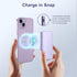 NOHON Mag-Safe Charger Battery Pack, 5000mAh 0.8mm Ultra Slim Compact Magnetic Power Bank, PD 20W Fast Charging Wireless Portable Charger for iPho...