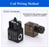 Fielect DC 24V Pneumatic Solenoid Valve Coil Electric Solenoid Air Valve Coil Solenoid Valve Replacement Parts, Solenoid Valve Plug Connector...