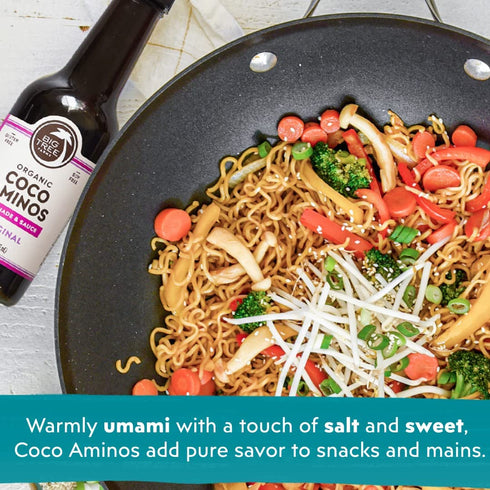 Big Tree Farms Organic Coco Aminos - Liquid Coconut Aminos, Soy-Free Sauce, Low Sodium, Soy Alternative, Gluten Free, Kosher, Warmly Umami, Marina...