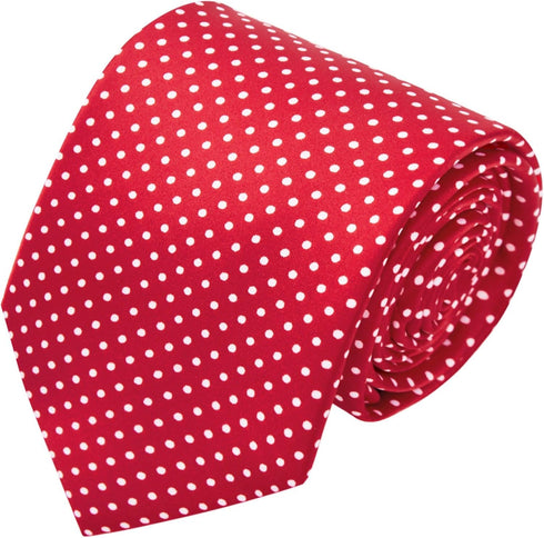 Jacob Alexander Polka Dot Print Men's Polka Dotted Extra Long Tie...