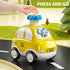 TEMI 4PCS Inertia Animal Car Toys with Play Mat/Storage Bag for Toddlers Toy Age 1-3, Baby Toys 1 2 3 Years Old Boys Birthday Newborn Gifts...