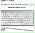 ProElife Ultra Thin Silicone Keyboard Protector Cover Skin for Apple Wireless Keyboard with Bluetooth MC184LL/B (Model A1314, U.S Layout) (Not Fit...
