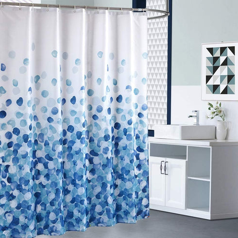 ARICHOMY Shower Curtain, Polyester Farmhouse Shower Curtain Set Bathroom Fabric Fall Curtains Waterproof Colorful Funny with Standard Size 72 by 7...