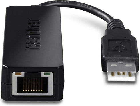 TRENDnet USB 2.0 to 10/100 Fast Ethernet LAN Wired Network Adapter for MacBook, TU2-ET100, ChromeBook, Windows 8.1 and Earlier, Linux, and Specifi...