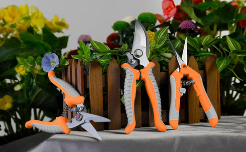 Pruning Shears,Garden Shears Bypass Hand Pruner Stainless Steel Gardening Scissor,Plant Shears Tree Cutter,Garden Clippers,Secateur Flower Trimmer...