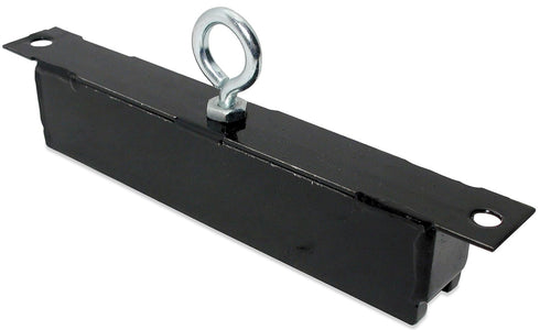 Master Magnetics AM3/RM100C Magnet Catch, Industrial Type with Mounting Holes Powder Coated Black, 6" Length, 0.75" Width, 1.062" Height, 100 Poun...