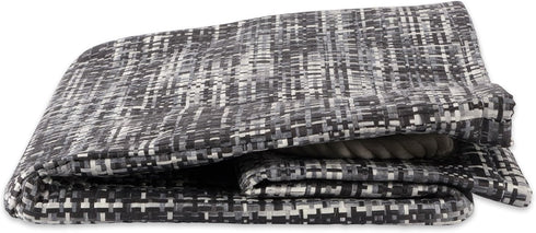DII, Woven Paper Storage Basket, Collapsible and Convenient, Round, 13.75x13.75x12Tweed Black...