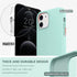 SURPHY Silicone Case Compatible with iPhone 12 Mini Case 5.4 inches, Liquid Silicone Phone Case (with Microfiber Lining) Designed for iPhone 12 Mi...