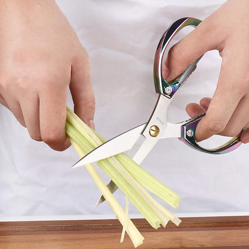 Kitchen Scissors All Purpose Heavy Duty Kitchen Shears for Food, Meat, Poultry, vegetable, Herbs| 7.5inches Utility Scissors for Cooking, Office, ...