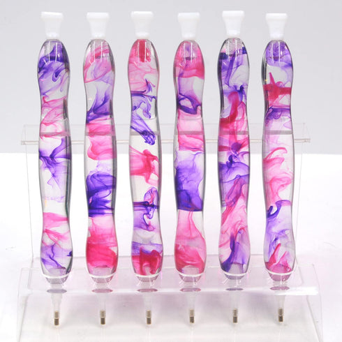 Diamond Painting Pen, Diamond Art Pen, Diamond Painting Stylus, Resin 5D Diamond Painting Art Drill Pen Kit Tool Accessory with 14pc Thin Tips and...