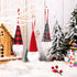 Skylety Skylety Gnome Ornaments Christmas Hanging Buffalo Plaid Decor for Christmas Tree Scandinavian Decorations Santa Gnome Tomte Plush Ornament...