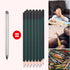 2pcs Metal Inkless Pencil with BONUS 2 Replaceable Nibs, Metal Inkless Pen Erasable Pen Metallic Pencil Reusable Everlasting Pencil for Writing Dr...
