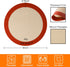 Round Silicone Baking Mats Set of 2,Silicone Mat for 9 Inch Cake Pan Pizza Pan,Non-Stick Reusable Heat Resistant Baking Sheets Liner for Cookies R...