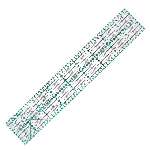 Quilting Ruler 8 x 45cm Sewing Acrylic Ruler Anti-Slip Metric Ruler DIY Quilting Tools with Clear Printed Lines for Precise Cutting...