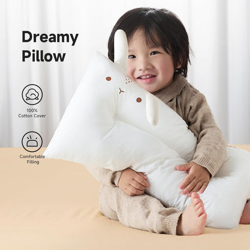 Choc chick Toddler Pillow,20X12inches Machine Washable 100% Cotton Pillowcase Soft Hypoallergenic Kids Pillows,Child Cute Animal Perfect Toddler P...