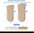 2 Pairs Pigskin High Heels Sandals Plantar Fasciitis Insoles, Self Adhesive Heel Cups for Bone Spur/Achilles Pain, 0.2" Thickness, No Slip Heel Su...