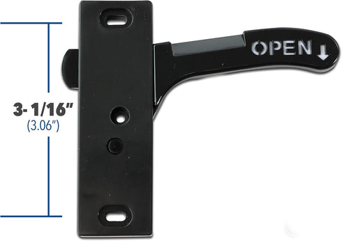 RV- Screen Door Latch Right Hand Handle Kit - Camper Motorhome Travel Trailer...