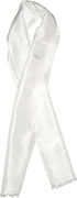 Dashing White Silk Aviator Scarf Pure 100% Silk – 8” x 60”...