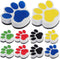 Tofficu Magnetic White Board Erasers, 10pcs Paw Print Dry Erase Eraser Chalkboard Cleaner Cartoon Whiteboard Erasers Classroom Teacher Supplies fo...