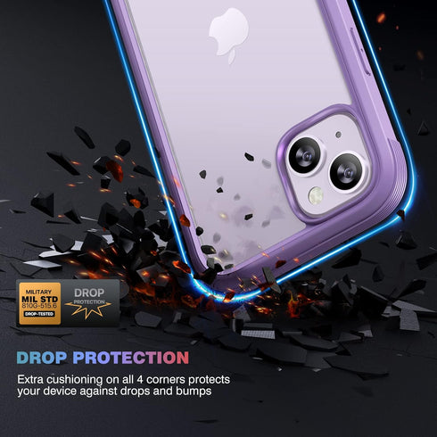 Diaclara Designed for iPhone 14 Case, Full Body Rugged Case with Built-in Touch Sensitive Anti-Scratch Screen Protector, with Camera Lens Protecto...