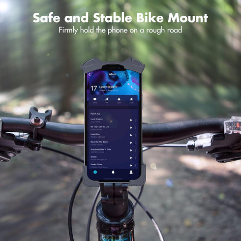 Universal Golf Cart Phone Holder, Adjustable Bike Phone Mount Bike Phone Holder for Handlebars Compatible with iPhone14,13,12,11, Pro Max ,Samsung...
