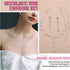 4 Pcs Bridal Jewelry Set Rhinestone Necklace Earrings Bracelet Ring Silver Wedding Jewelry Set Rhinestone Jewelry Set for Women/Brides/Bridesmaids...