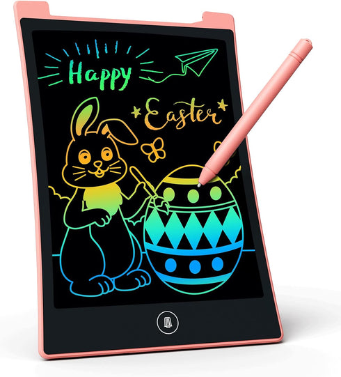 KOKODI Toys for 3 4 5 6 Years Old Girls, 10 Inch Reusable Colorful LCD Writing Tablet Doodle Board Drawing Pad for Kids, Toddler Learning Educatio...