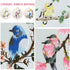 FOCCTS Hummingbird and Flower Embroidery Kit, DIY Embroidery Kits with Patterns and Instructions Hoops Needles Threads, Embroidery Starter Kit for...