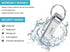 USB Flash Drive 230GB Waterproof USB Stick High Speed Memory Stick 230GB Ultra Large Storage Metal Thumb Drive with Keychain Design for Laptop Com...