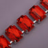 YERTTER Elegant Full Clorful Rhinestone Chunky Chain Luxury Rhinestone Collar Statement Clavicle Choker Necklace Adjustable for Party Music Bar Wo...